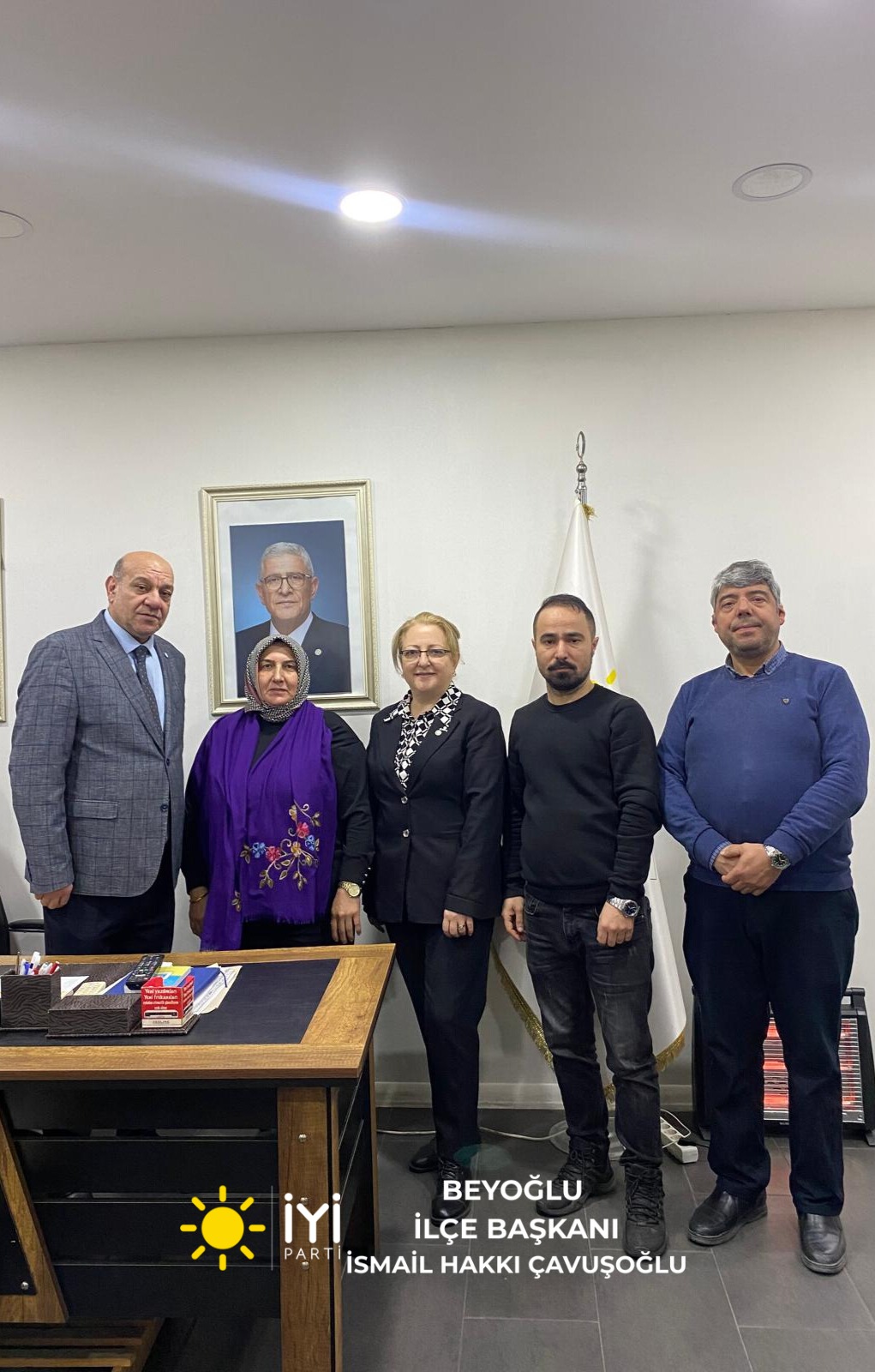 Beyoğlu Sivaslılar Derneği Başkanı Ayşe Karagöz’den İlçe Başkanlığımıza Ziyaret