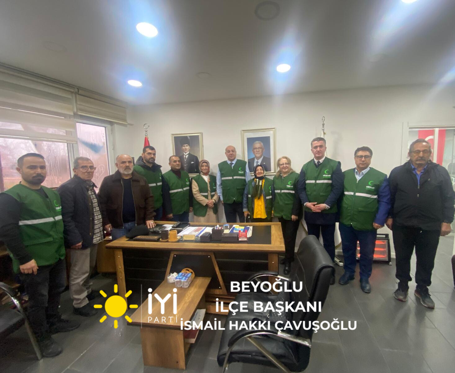 Yeşilay Beyoğlu İlçe Başkanlığı’ndan İlçe Başkanlığımıza Ziyaret