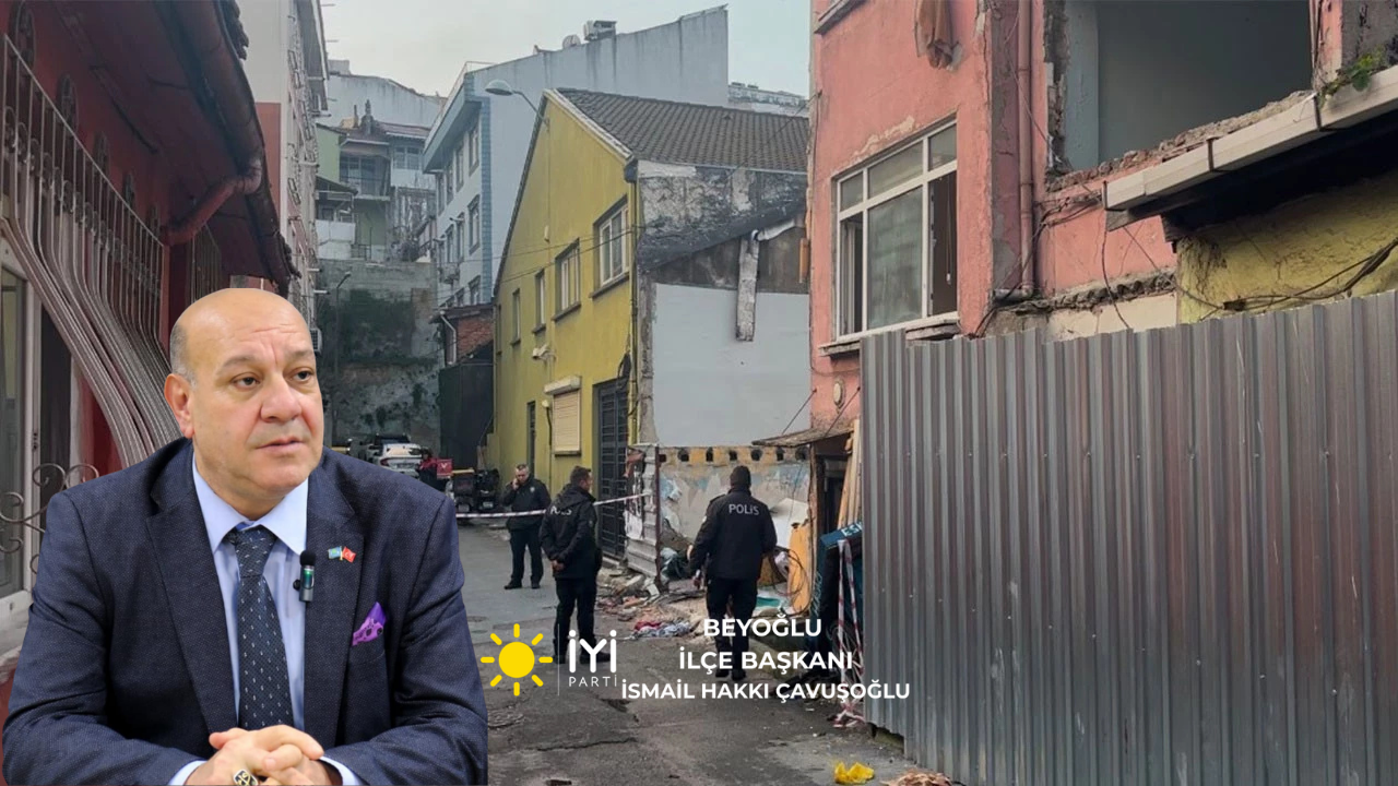 İYİ Parti Beyoğlu İlçe Başkanı İsmail Hakkı Çavuşoğlu’ndan Yangın Faciası İçin Başsağlığı Mesajı