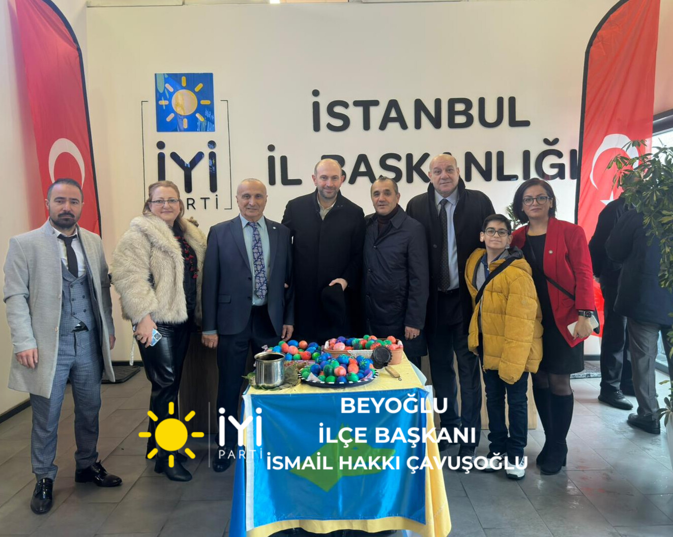 İYİ Parti Beyoğlu İlçe Teşkilatı, İstanbul İl Başkanlığı’ndaki Nevruz Kutlamalarına Katıldı